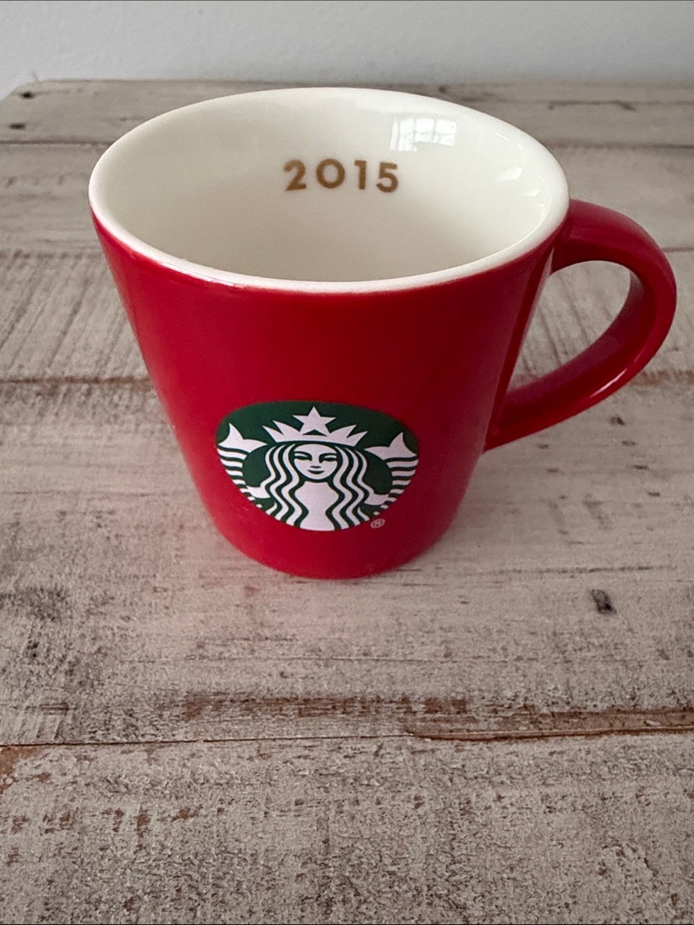 2015 Starbucks Mini Espresso Ceramic Coffee Mug 3oz